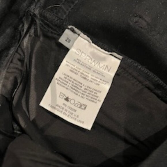 SPRWMN - ELLA ANKLE FLARE DENIM - Black - Size 28 - Picture 6 of 7